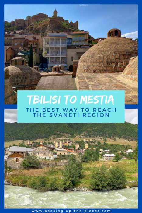 Tbilisi to Mestia pin