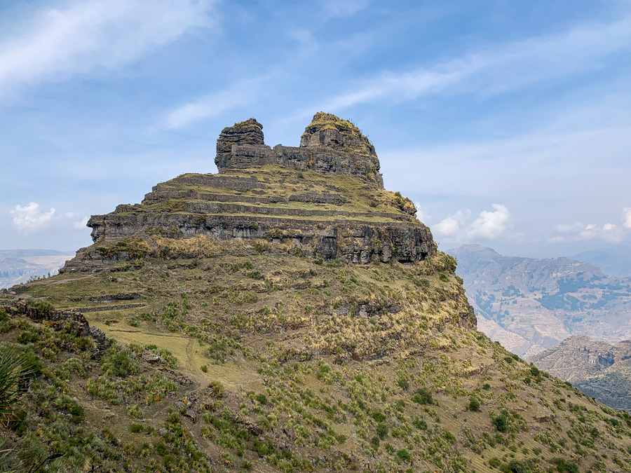 Waqrapukara ruins, horned fortress, inca ruins in peru, peru destinations, peru treks