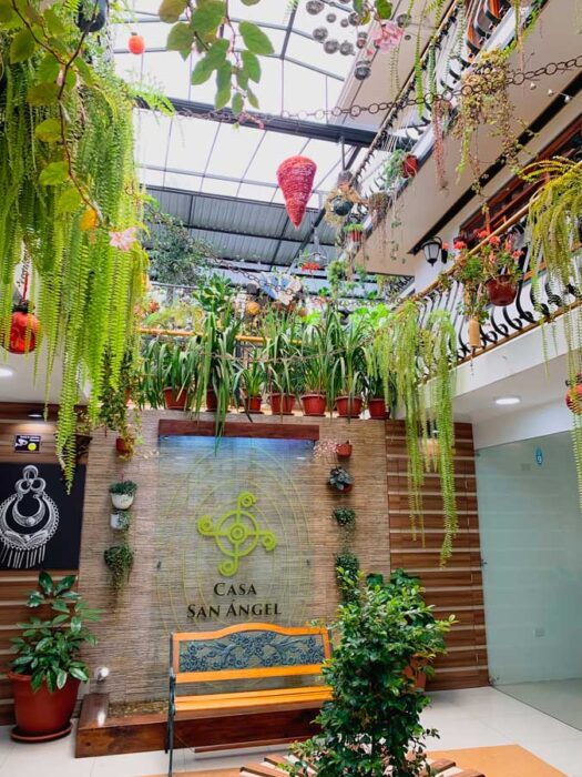 Patio in Chordeleg, beautiful patios in Ecuador, Cuenca day trips