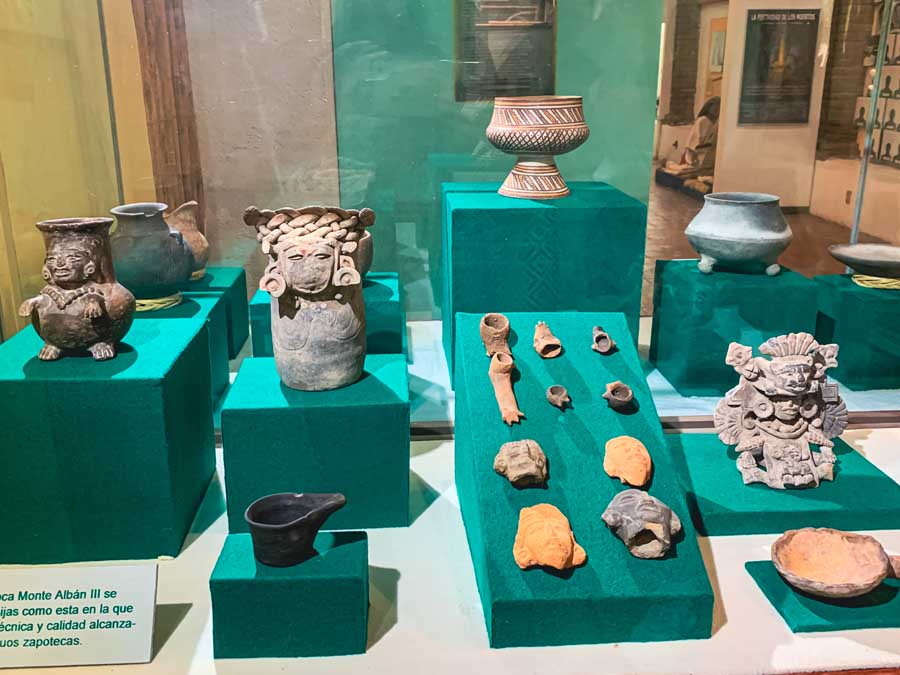 Zapoteca artifacts, Museo Comuunitario Teotitlan del Valle