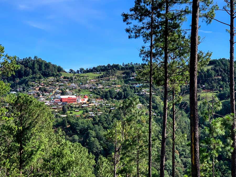 San Sebastian Rio Hondo village, hiking sierra sur, pine trees, forest, best places to visit in Oaxaca state, oaxaca mushroom region