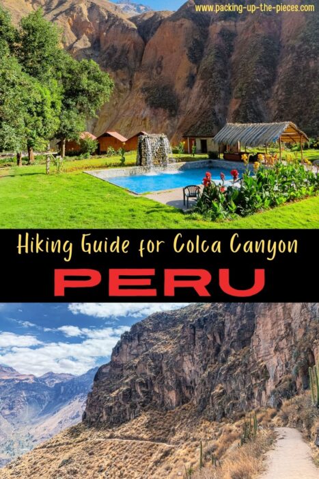 Colca Canyon Trek pin 4