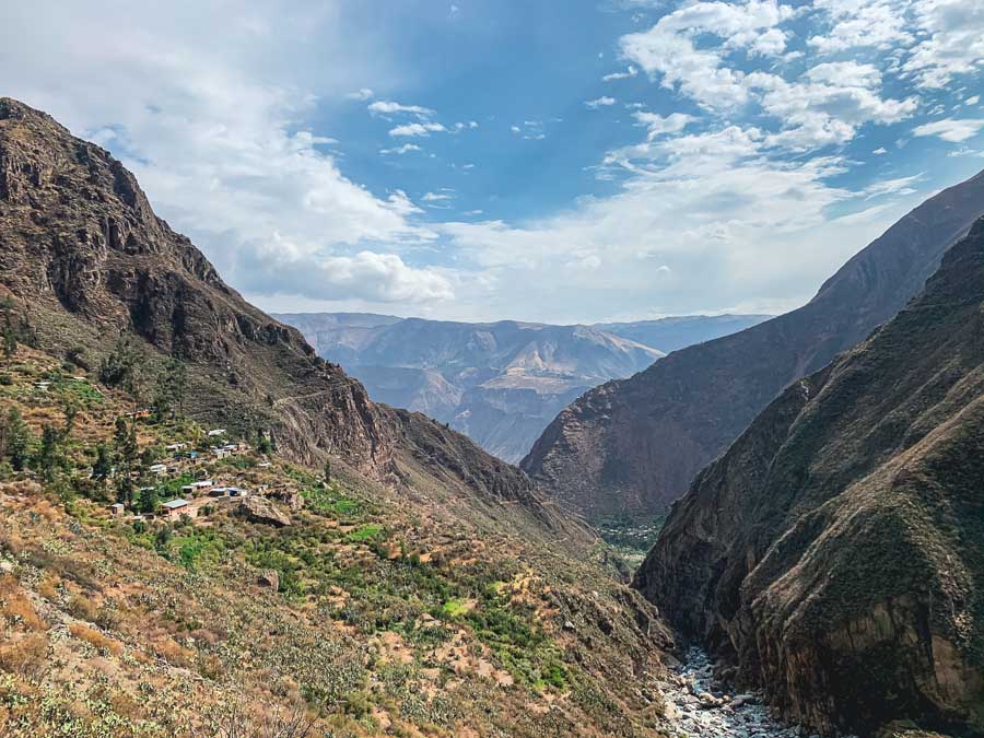 Fure village, colca canyon trek peru, peru colca canyon, colca valley