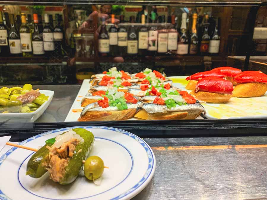 San Sebastian is famous for the many pincho bars