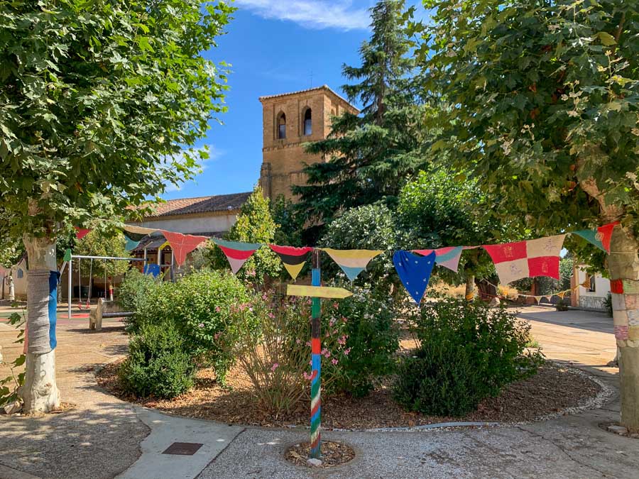 main plaza of Moratinos