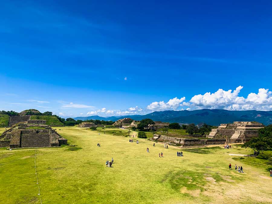 Views of Monte Alban from the North Platform