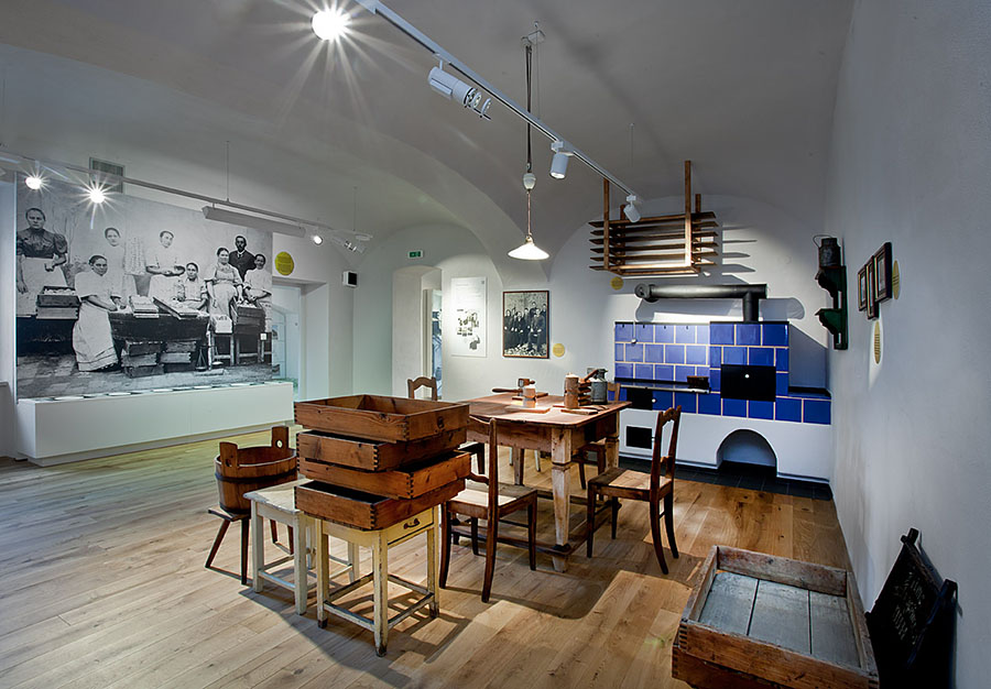an installment in the Museum of Olomouc cheese A. W.  photo courtesy of The Museum of Olomouc Cheese