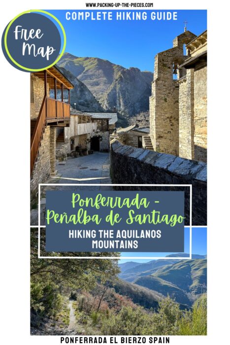 Ponferrada to Peñalba de Santiago Hike Map 2