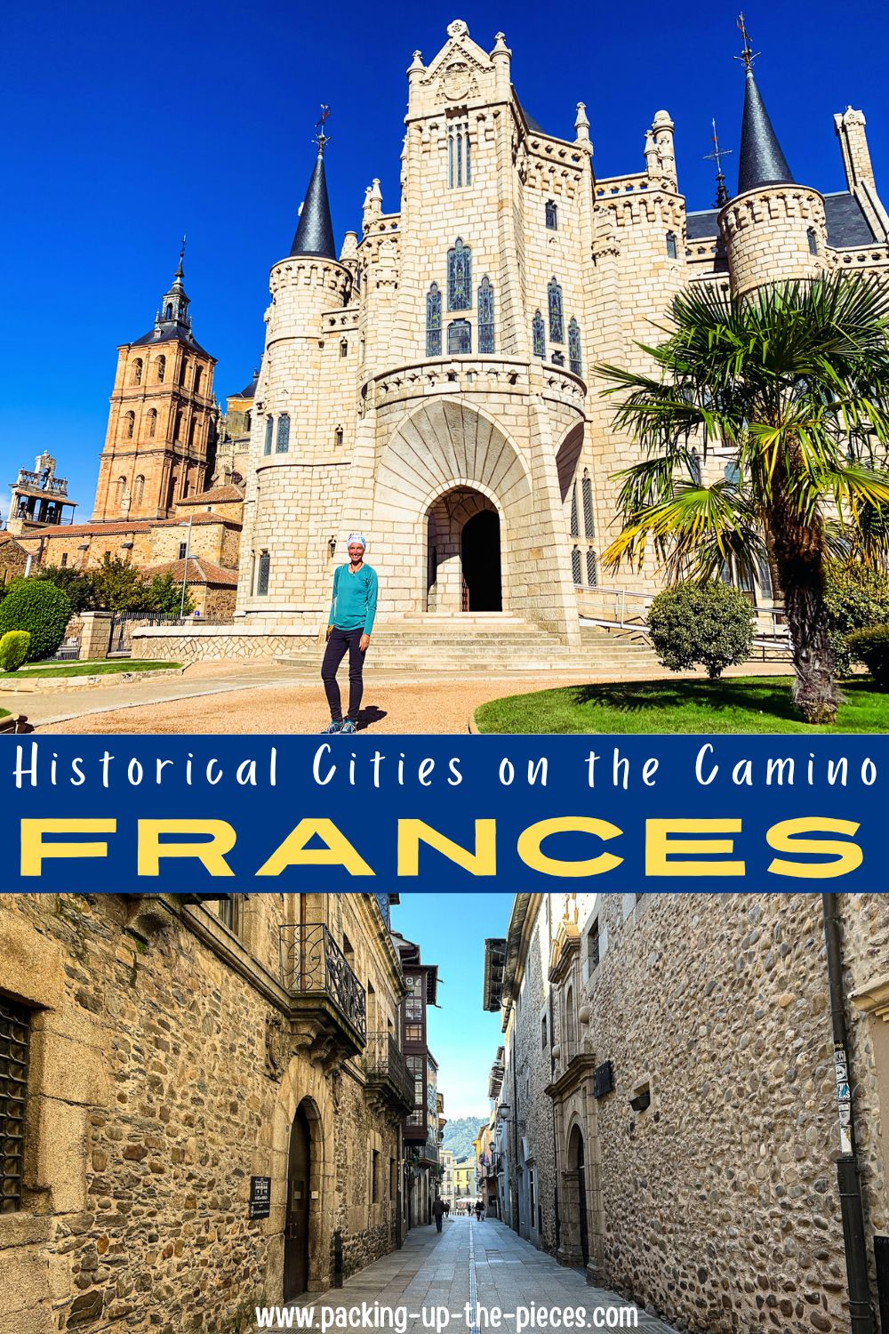 Cities on the Camino Frances pin 4